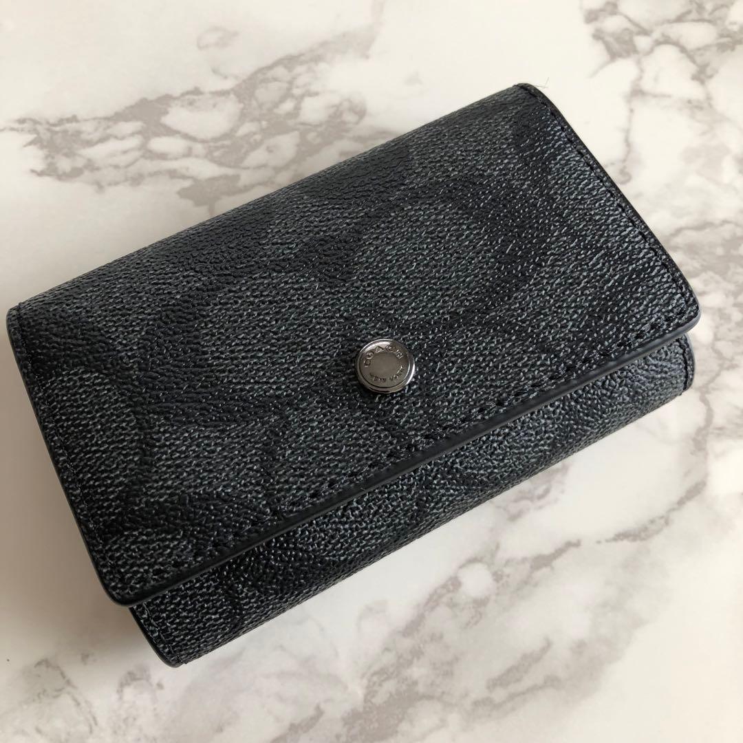 新品未使用 コーチ COACH キーケース メンズ シグネチャー