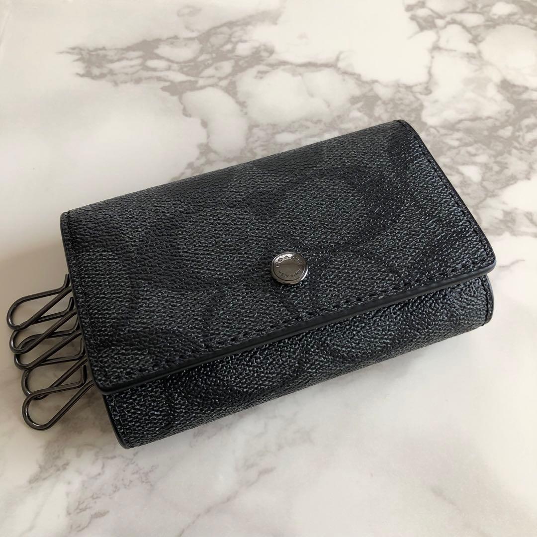 新品未使用 コーチ COACH キーケース メンズ シグネチャー