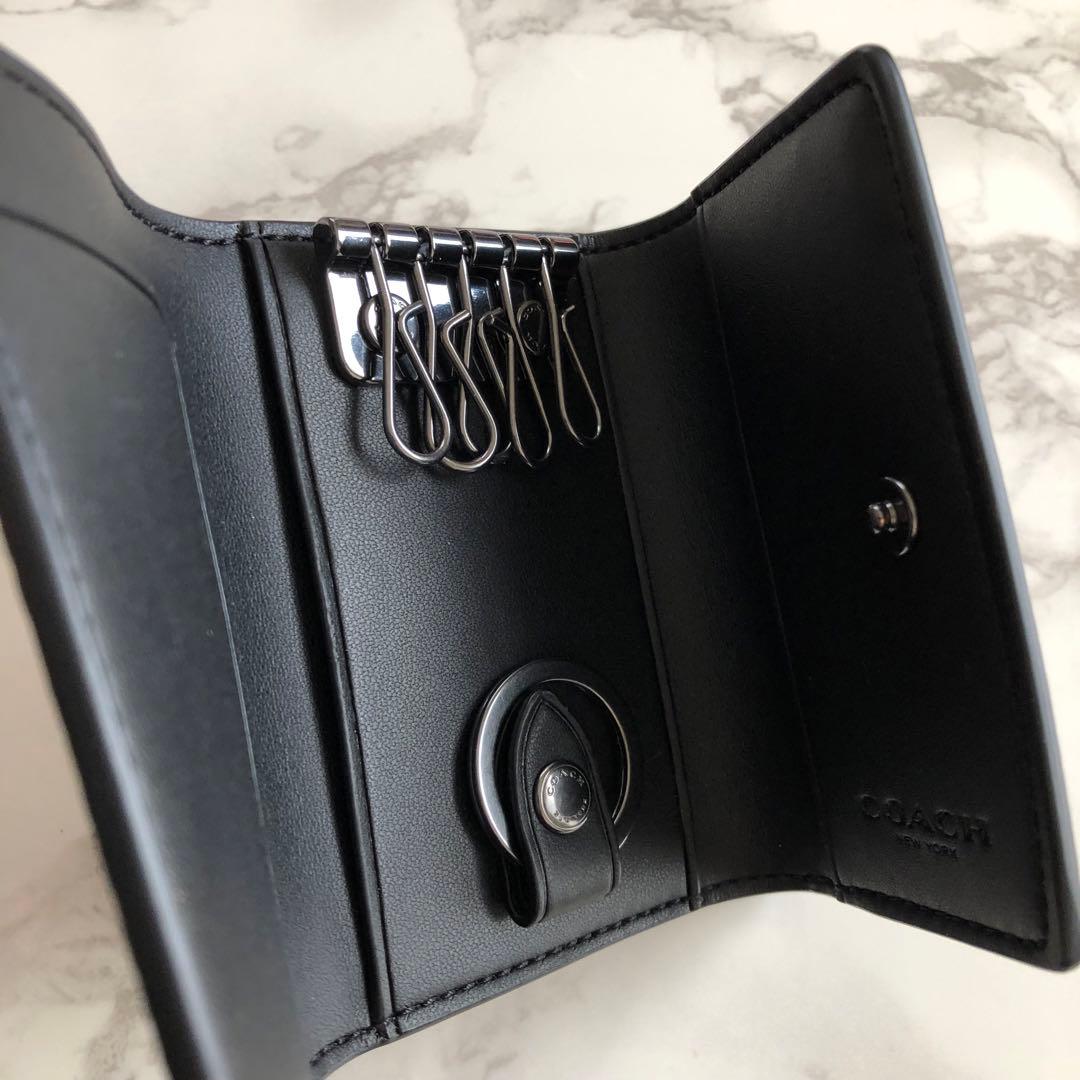 新品未使用 コーチ COACH キーケース メンズ シグネチャー