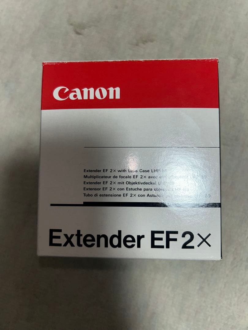 Canon Extender EF 2x 専用ケース付き
