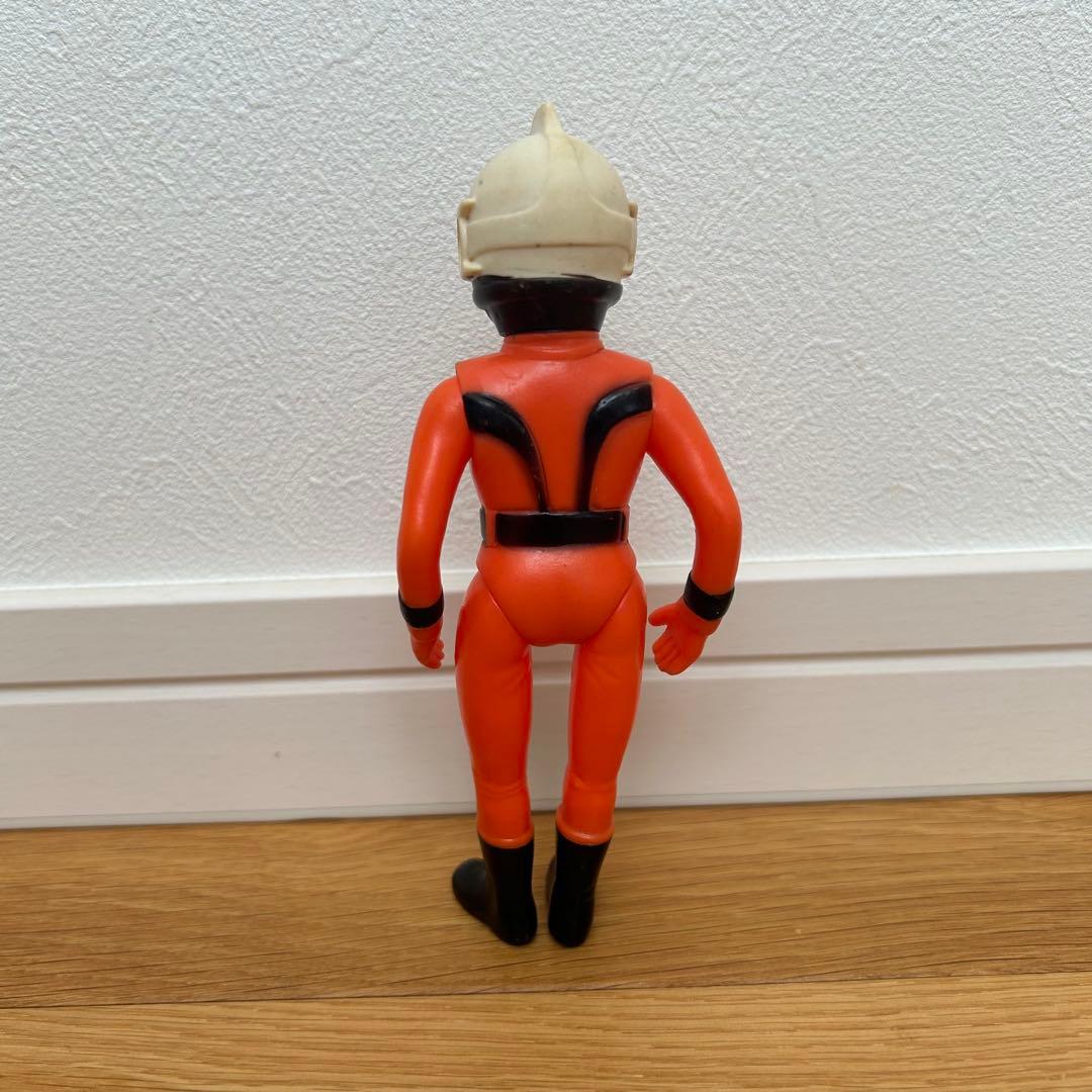 当時物　ブルマァク 五隊員セット MAT隊員 ソフビ ウルトラマンA 中間サイズ