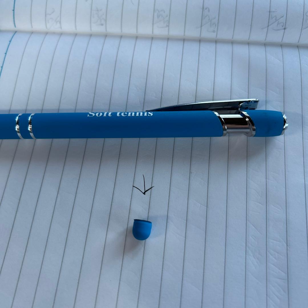 「ゴミ」ソフトテニス シャープペンシルの⤵︎にあるキャップ