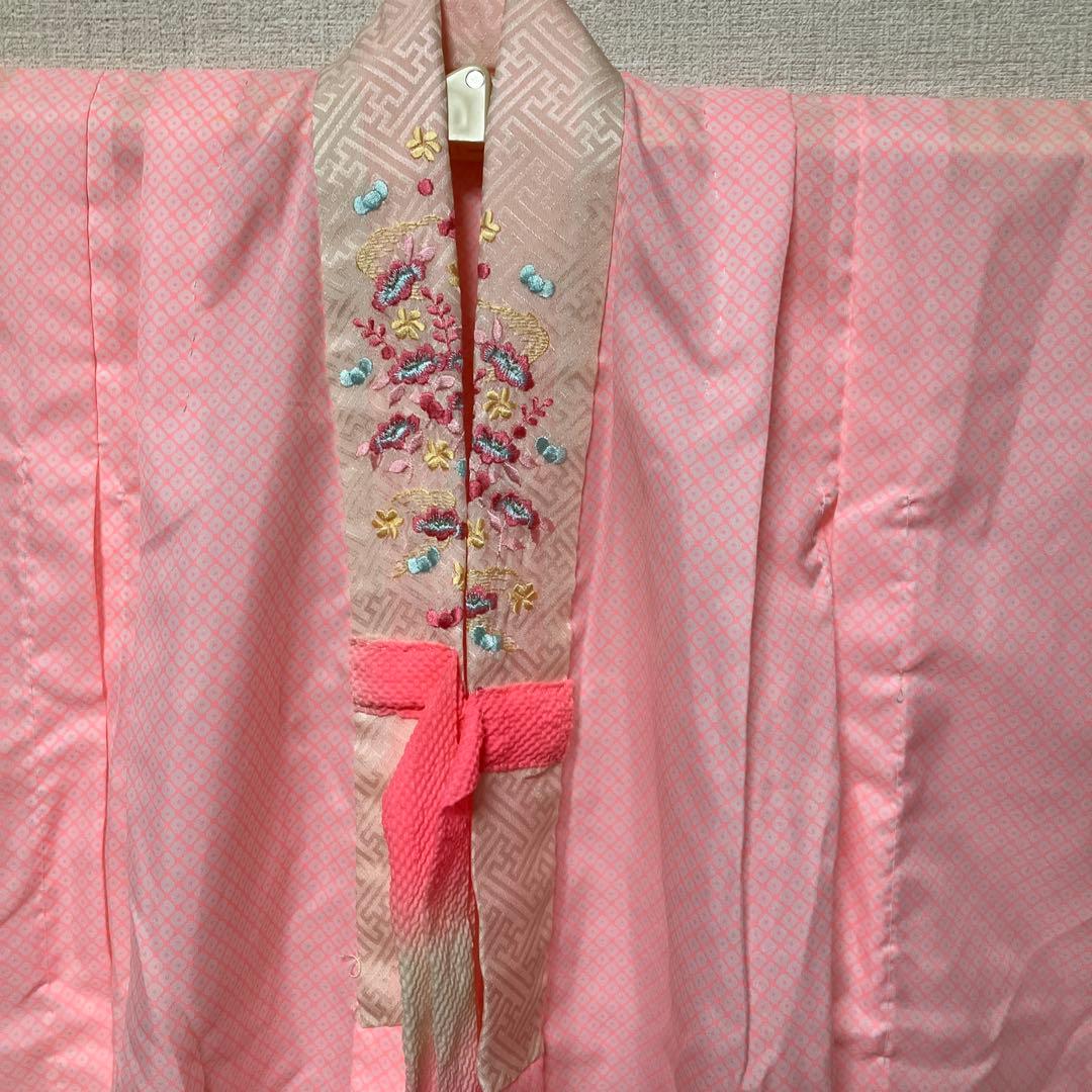 3歳七五三絹着物 被布セット