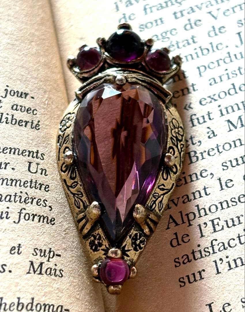 3390ヴィンテージ☆英国/MIRACLE/Luckenbooth/ブローチ