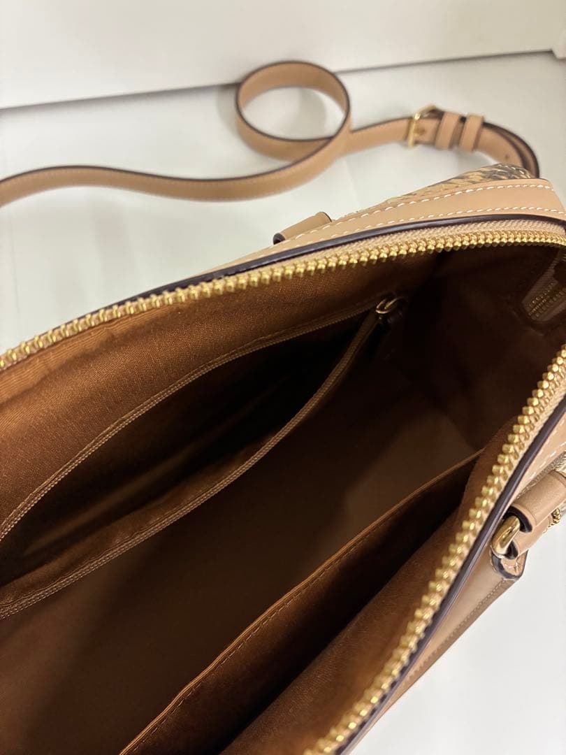 COACH コーチ 2WAYミニボストンバッグ パッチワーク