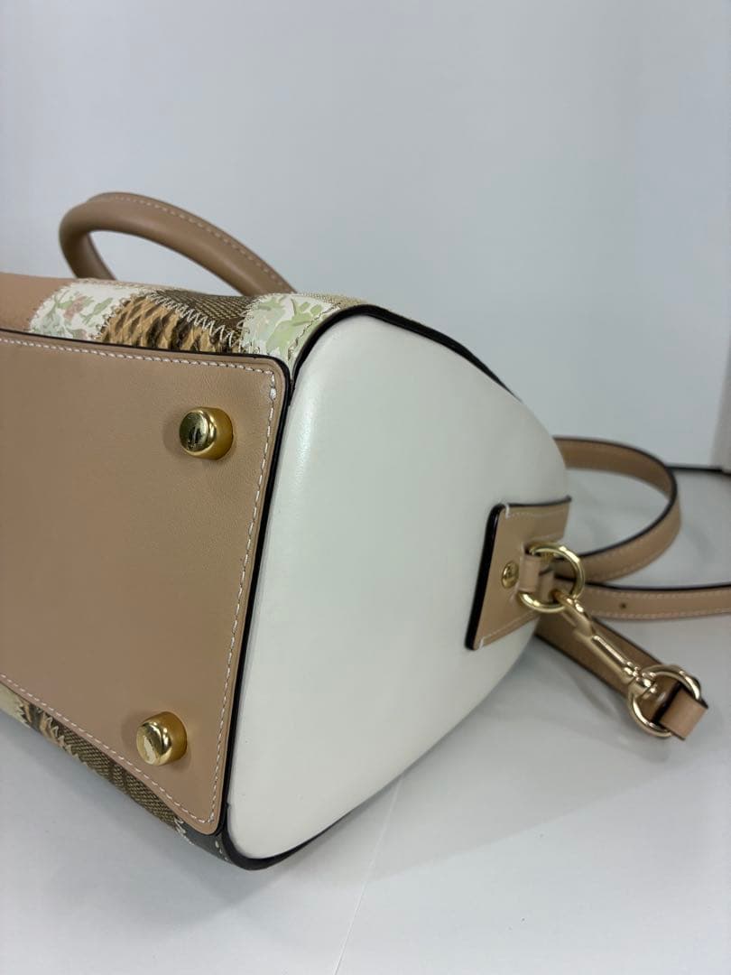 COACH コーチ 2WAYミニボストンバッグ パッチワーク