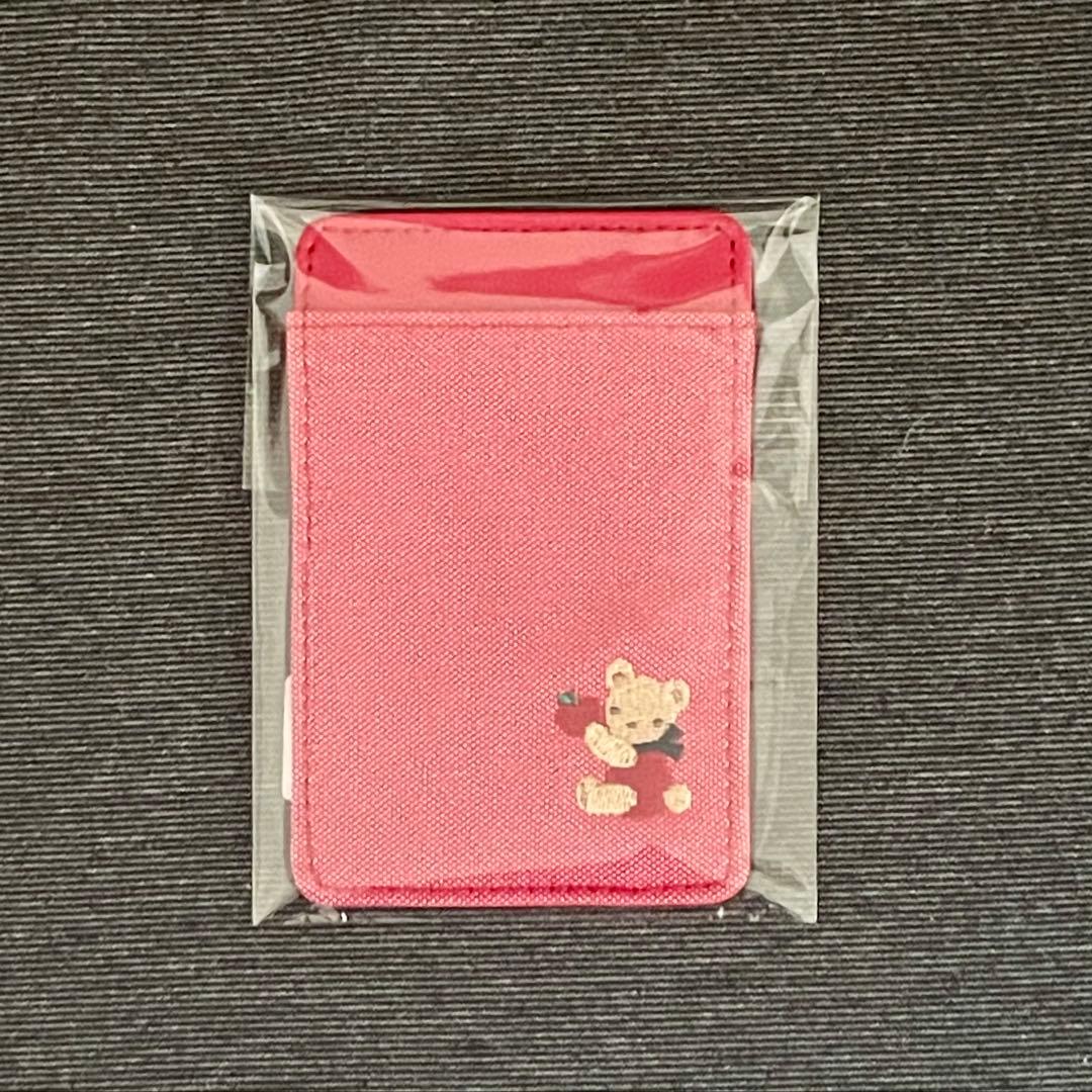 【ミイ】【新品未使用】familiar スマホカードケース、ポシェット（赤