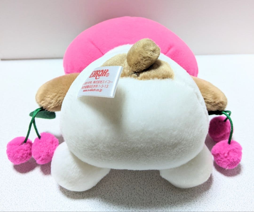 ポムポムプリン　マフィン　さくらんぼ　ぬいぐるみ