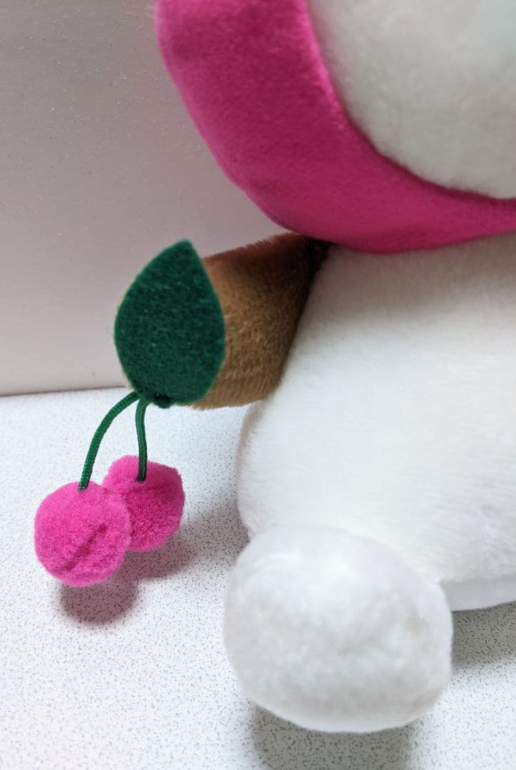 ポムポムプリン　マフィン　さくらんぼ　ぬいぐるみ