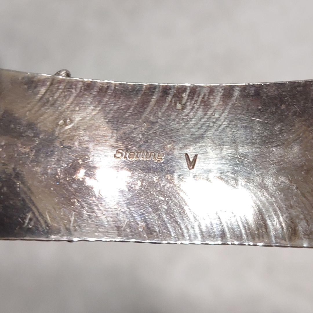 NAVAJO ナバホ族 フェザーバングル SILVER925