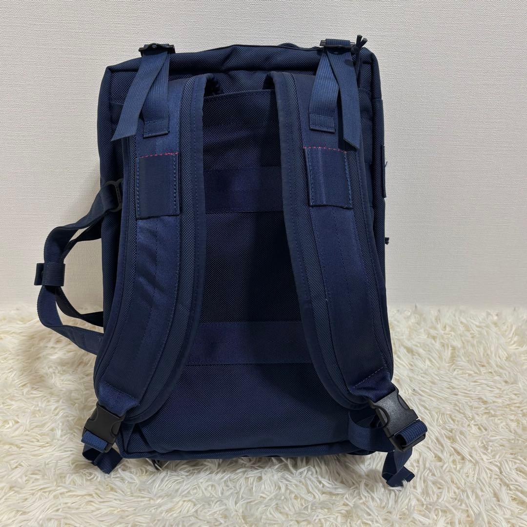 美品BRIEFING BEAMS PLUS / 別注 3WAY BAG NAVY