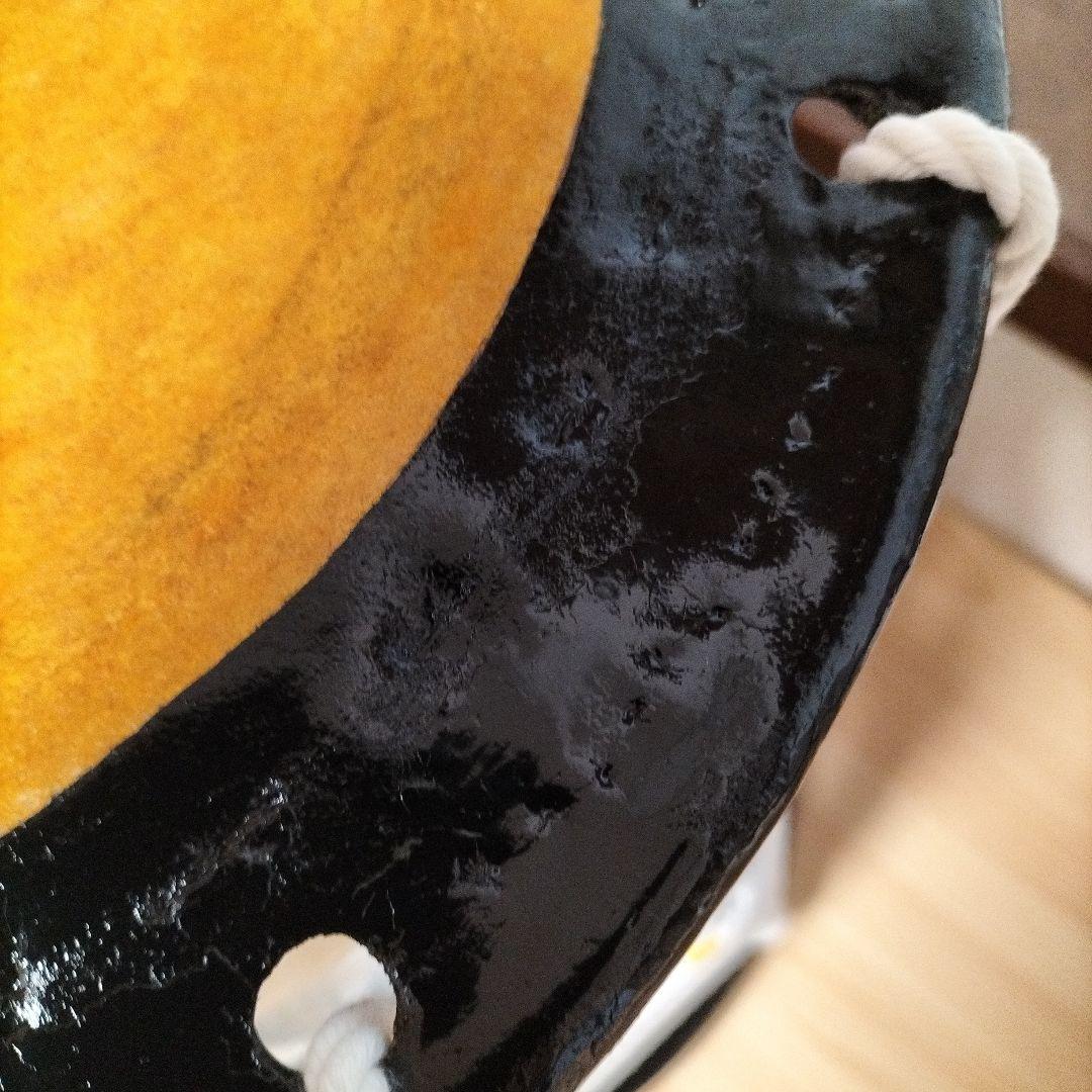 担ぎ太鼓　　和太鼓 　天然皮革　ストラップ付き　中古品⑩