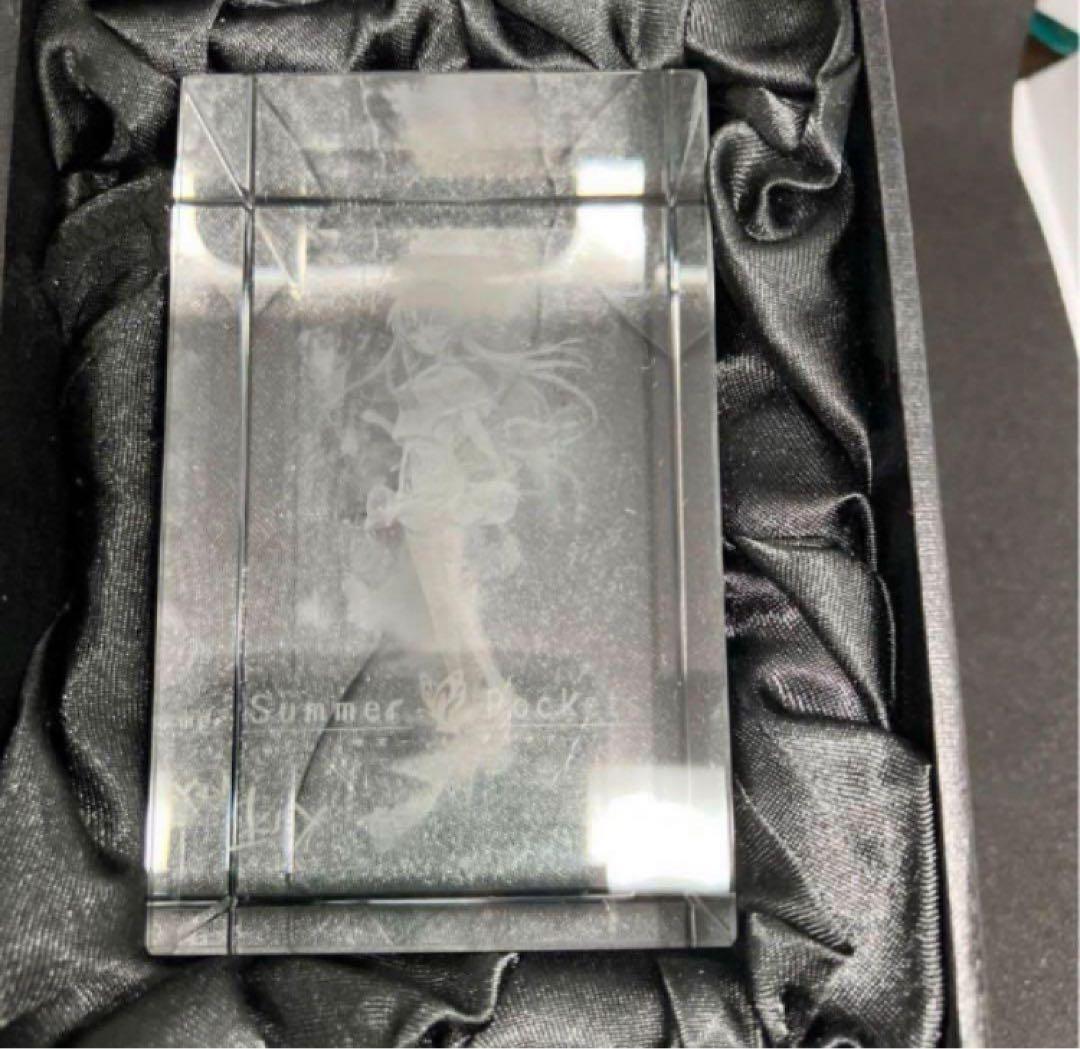 Summer Pockets エビテン限定特典 3Dクリスタル 空門蒼