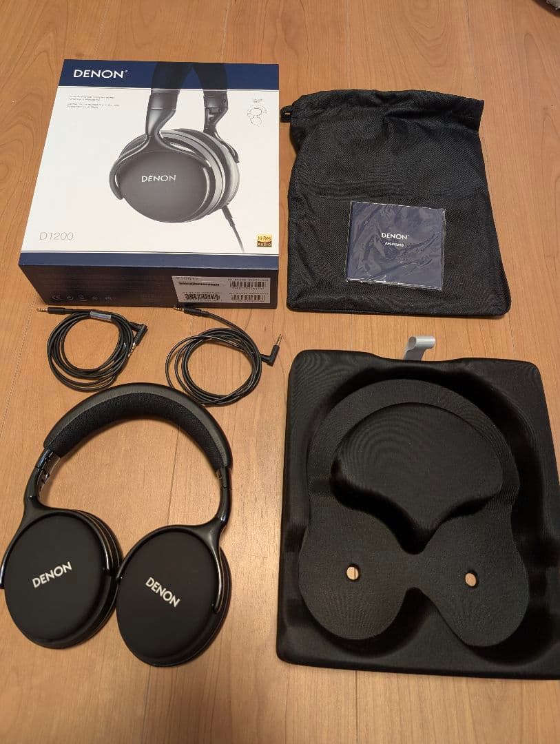 DENON AH-D1200 ヘッドホン 本体美品 付属品完備 箱汚れあり