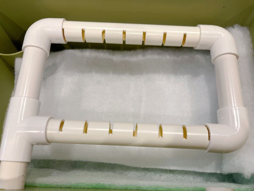 水中ポンプ付き　2種以上ろ材2段付き　水槽池ろ過フィルター　外部上部濾過器装置