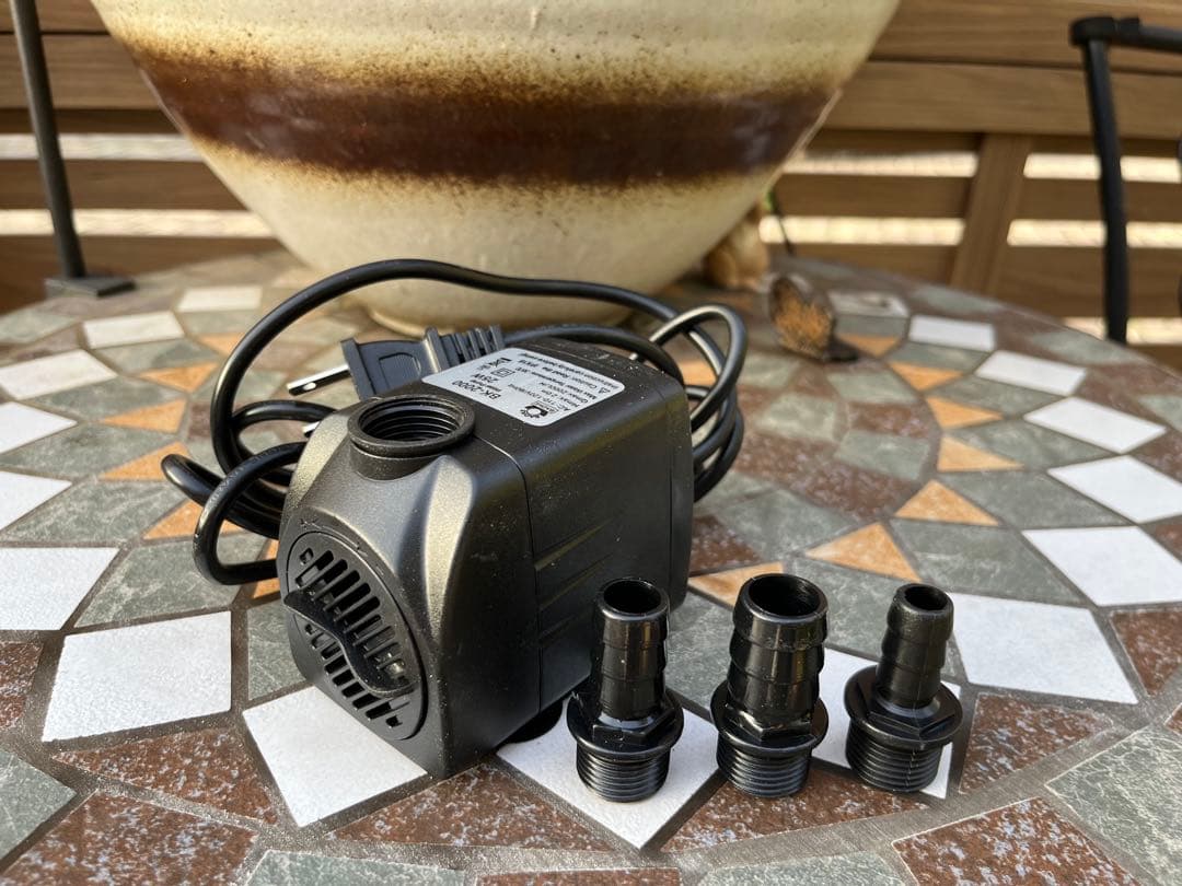 水中ポンプ付き　2種以上ろ材2段付き　水槽池ろ過フィルター　外部上部濾過器装置