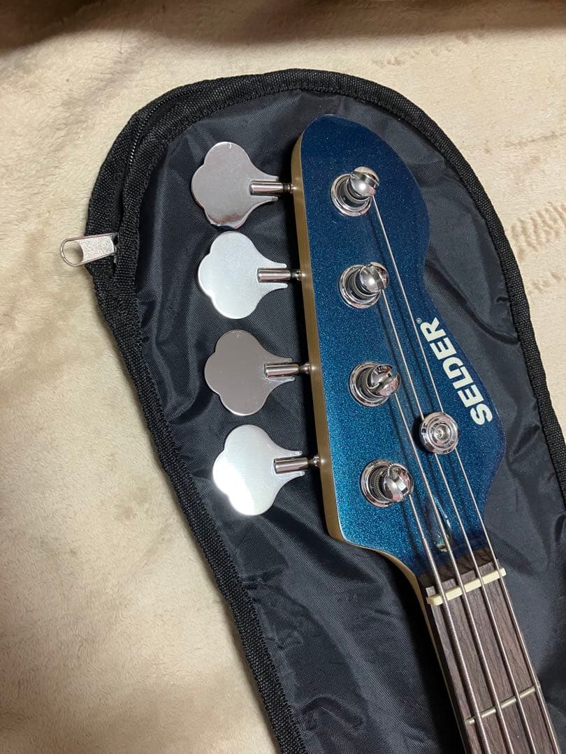 selder エレキベース メタリックブルー