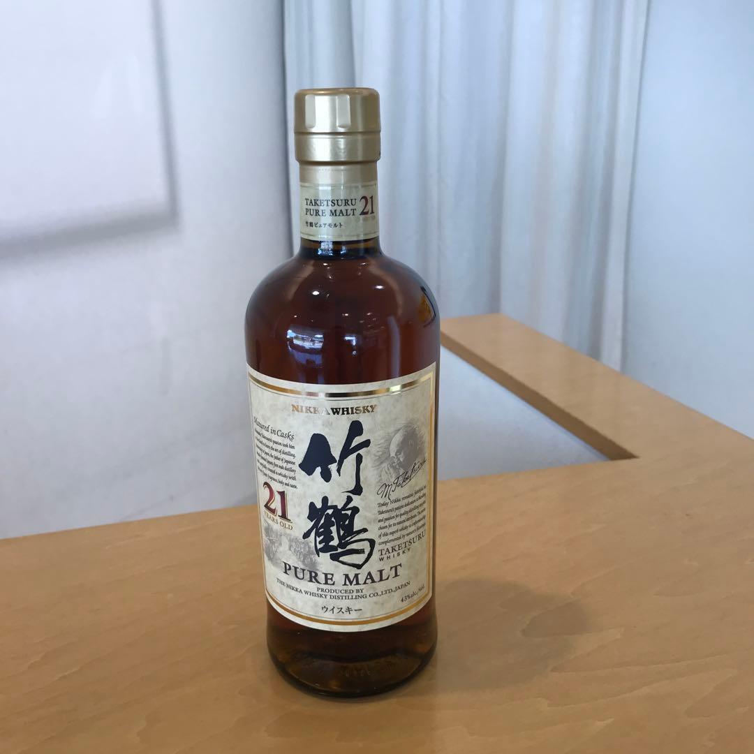 【新品・未開封品】竹鶴 21年 ピュアモルトウイスキー