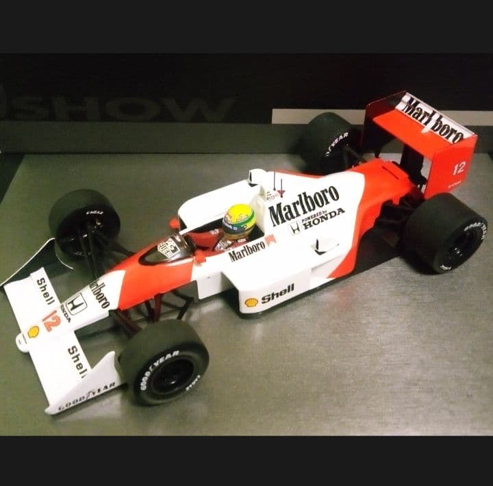 ミニチャンプス 1/18 F1 マクラーレン MP4/4 ホンダ A.セナ