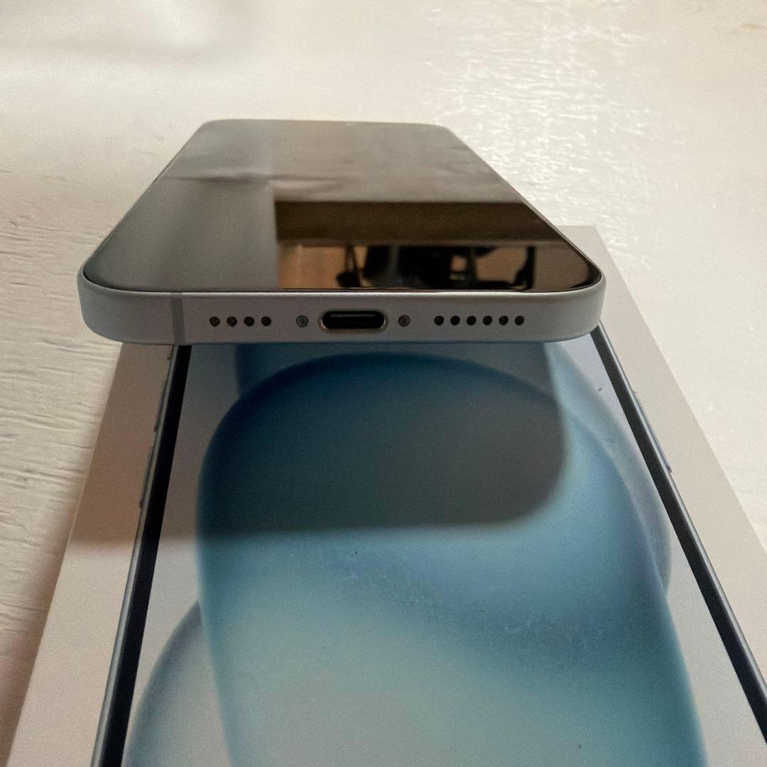 【美品】iPhone15plus 256GB本体 バッテリー90% 充電522回