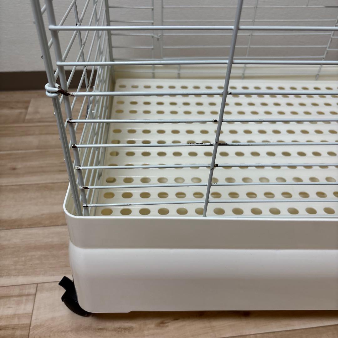 SANKOイージーホーム60とワイヤーメッシュスノコとケージカバーと階段セット