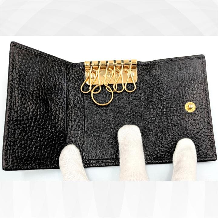 GUCCI＊グッチ＊カードポケット付き＊キーケース＊マーモント＊6連＊