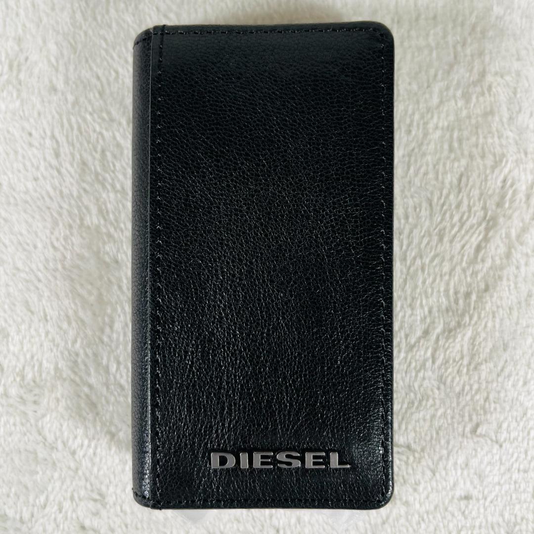 新品未使用 DIESEL ディーゼル 6連ブラック キーケース レザー 本革