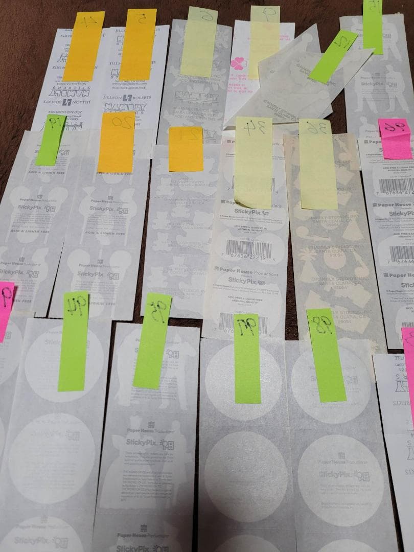 【え】アメリカのシール１シート４９０円サンディライオン好きな方も