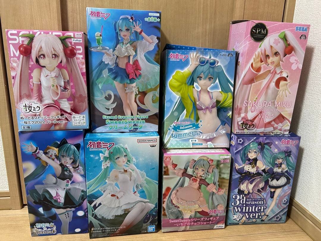 初音ミク フィギュア 8体セット 桜ミク