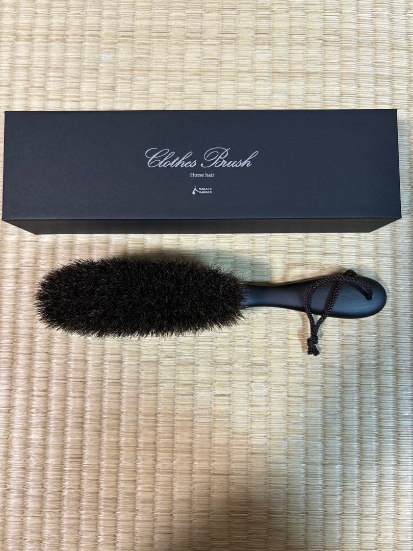 NAKATA HANGER 洋服ブラシ（馬毛）　靴ベラセット