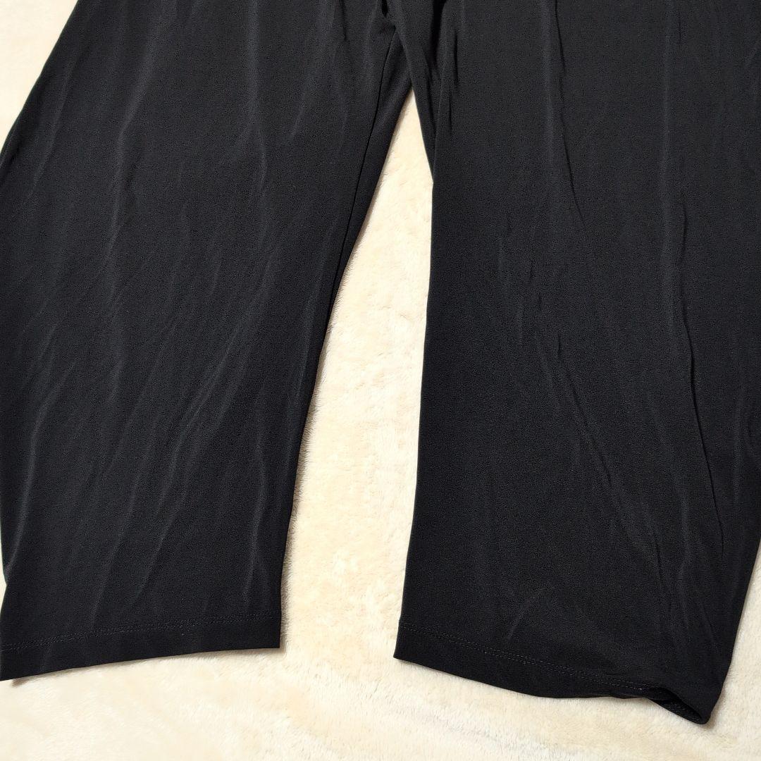 ISSEY MIYAKE サルエルパンツ ドレープ ストレッチ ブラック