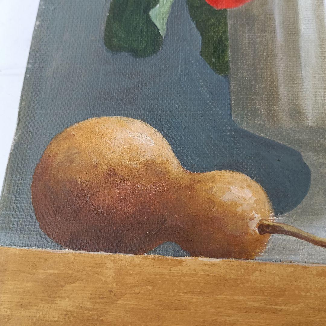 3155）岩戸俊彦　油絵F3号「ナスタチュウム」