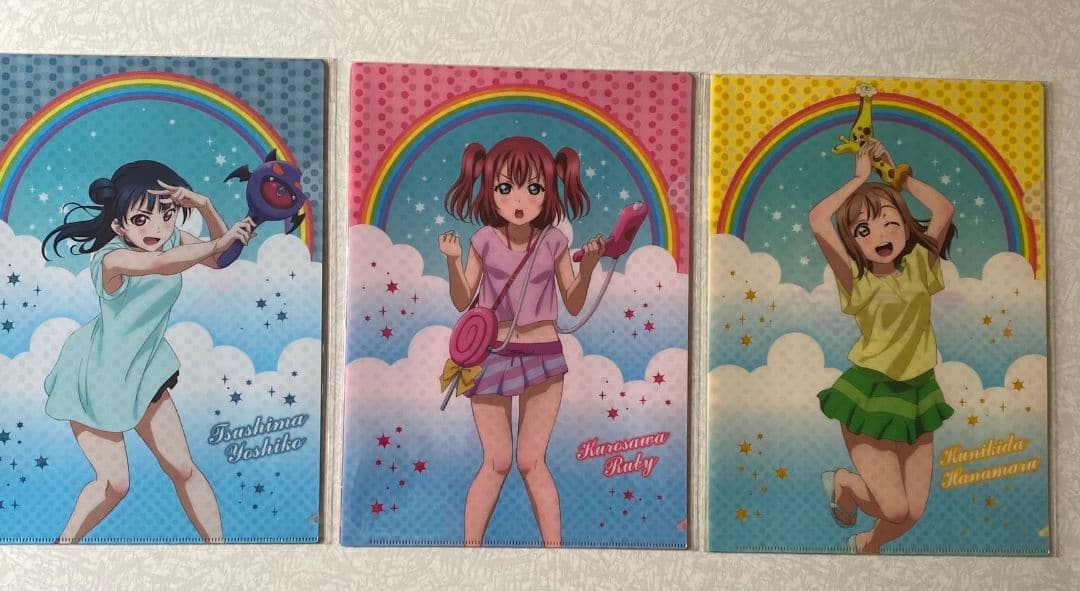 未使用・未開封・ラブライブ！サンシャイン・クリアファイル18枚セット