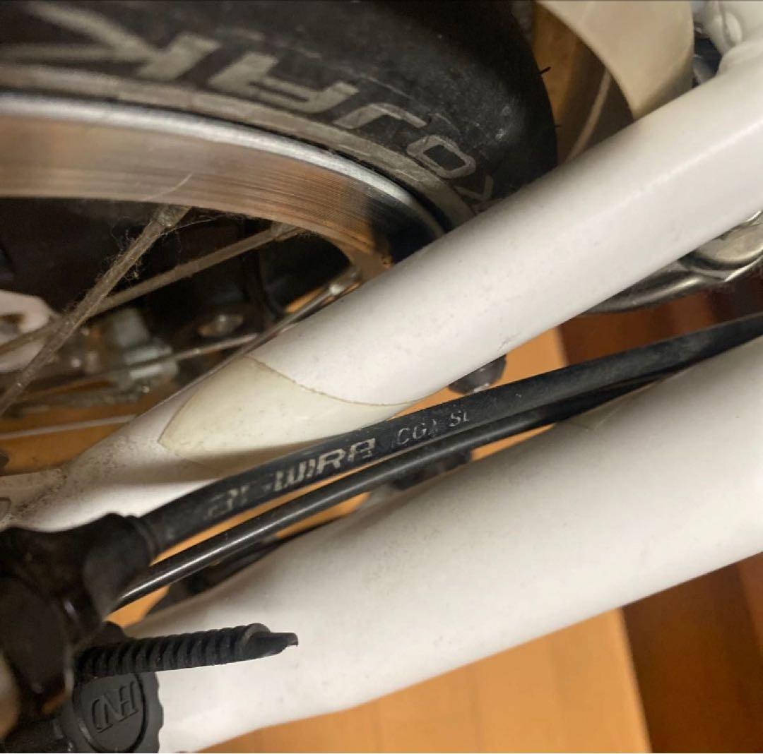 BROMPTON S6R ホワイト　プロンプトンの折りたたみ自転車