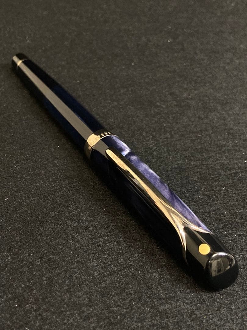 シェーファー 万年筆 VLR ディープブルー パラディウムトリム ペン先14K