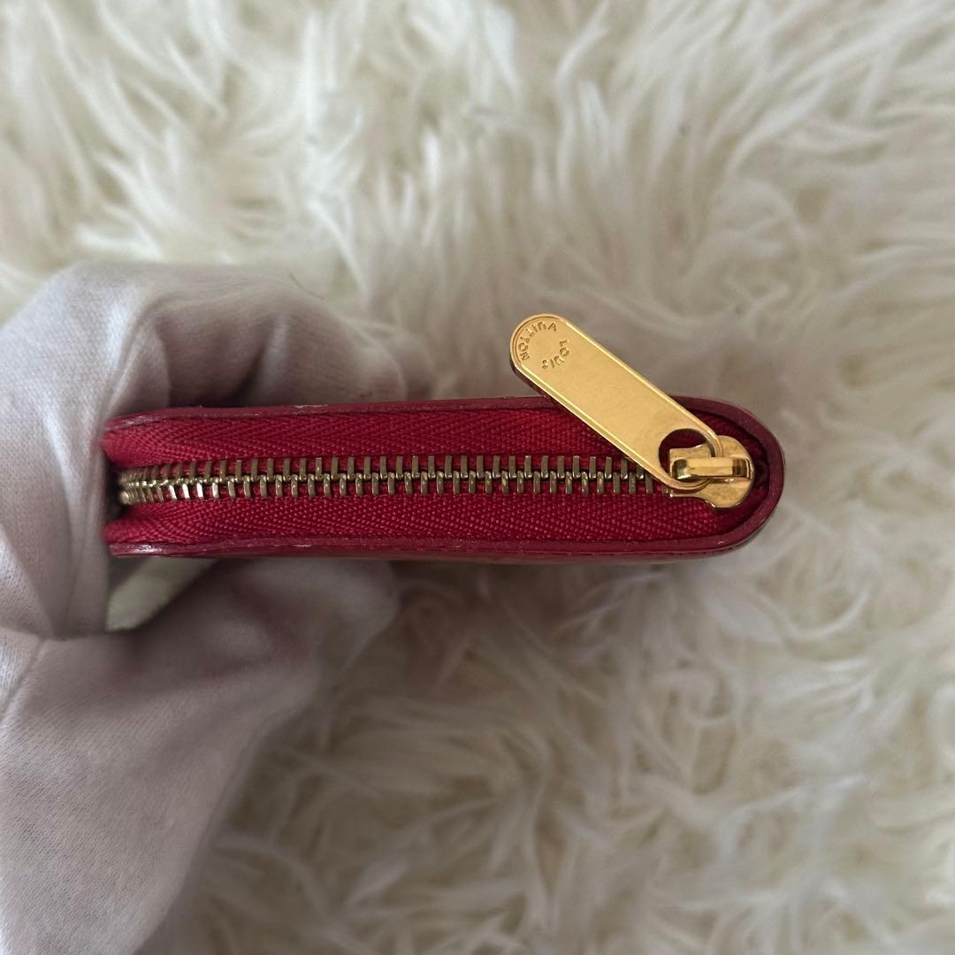 ✨️美品✨️ ルイヴィトン ヴェルニ モノグラム ケース 光沢 レザー 赤