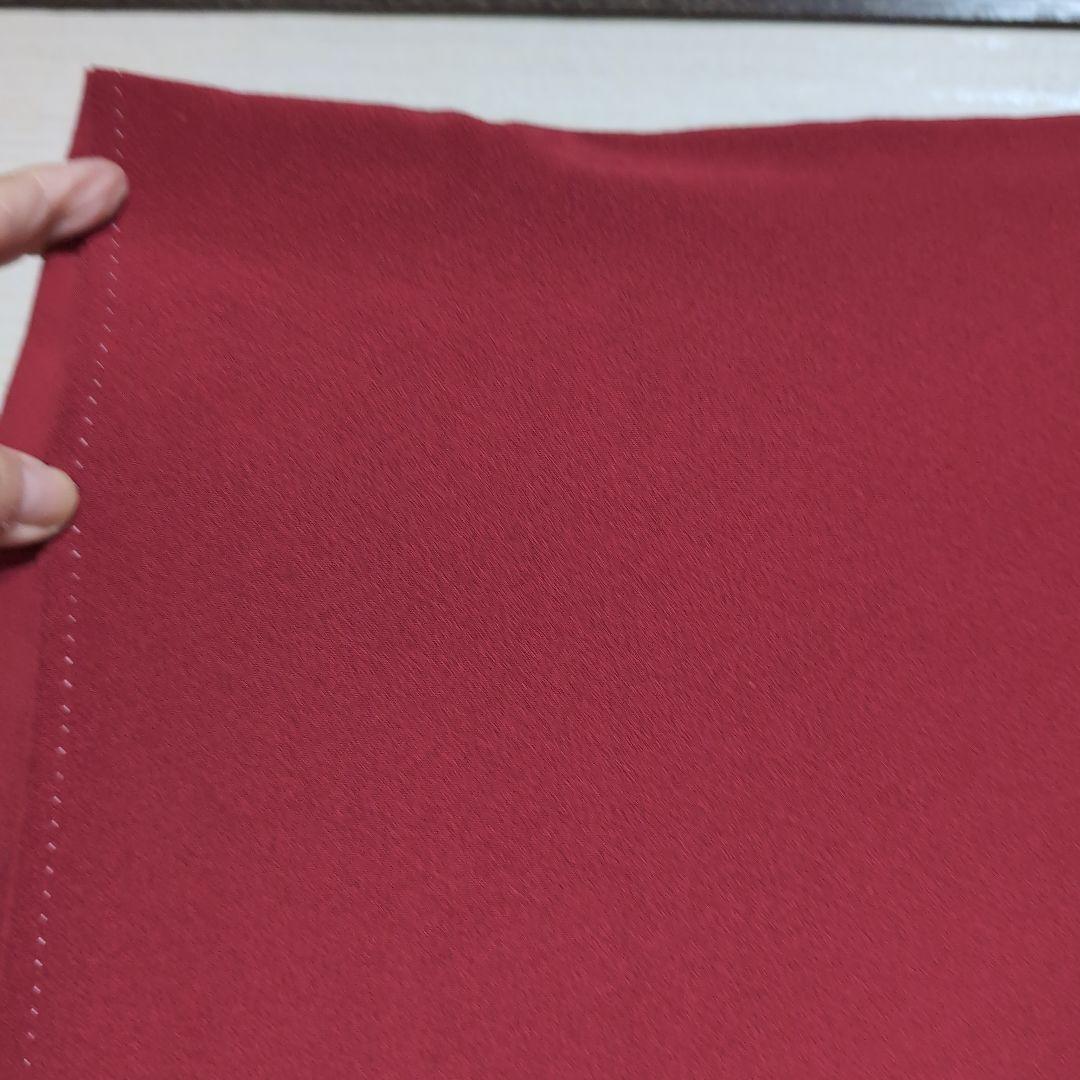 振り袖赤無地仕立て上がり