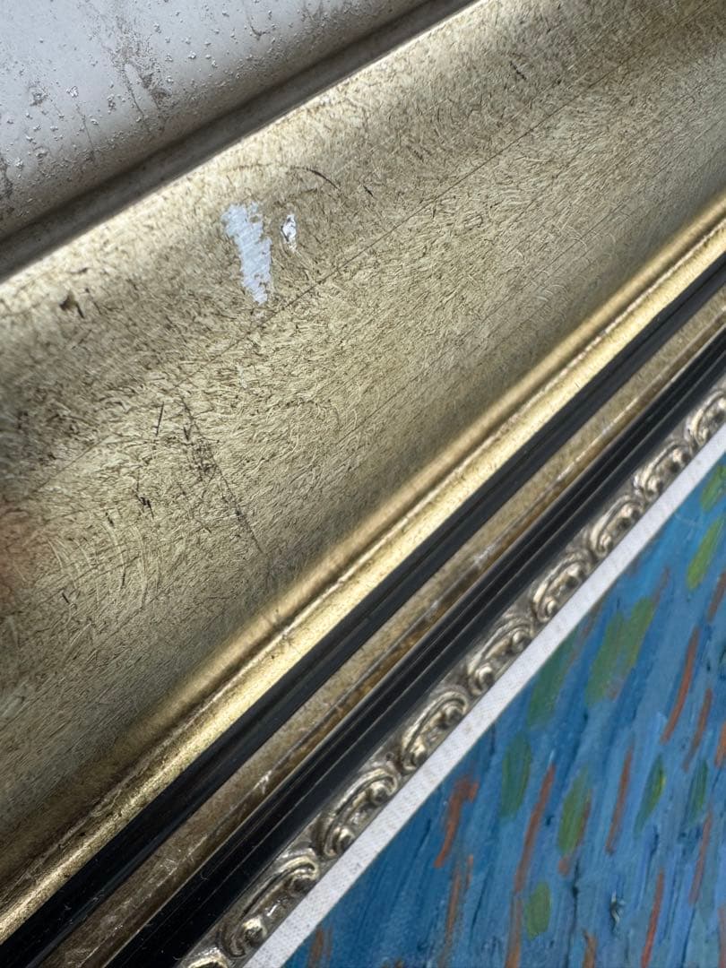 フィンセント・ファン・ゴッホ 自画像（油彩・手描きレプリカ）額付き