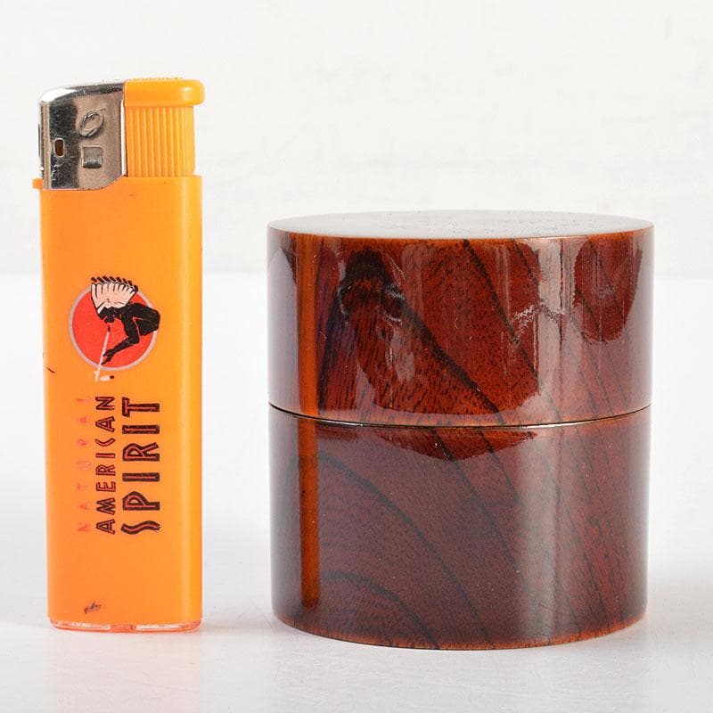 茶道具　雅斉造　利休道歌　溜中次　棗　共箱　V　6730