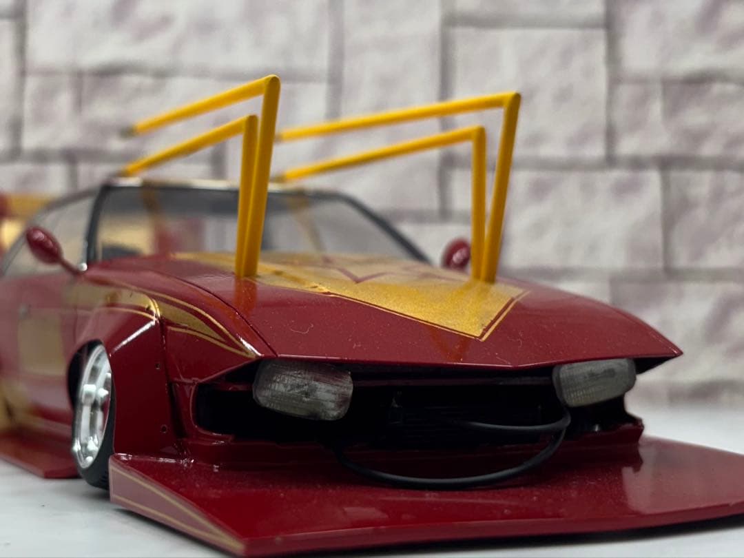 1/24 71マークii 完成品　街道レーサー　チバラギ仕様　旧車　グラチャン