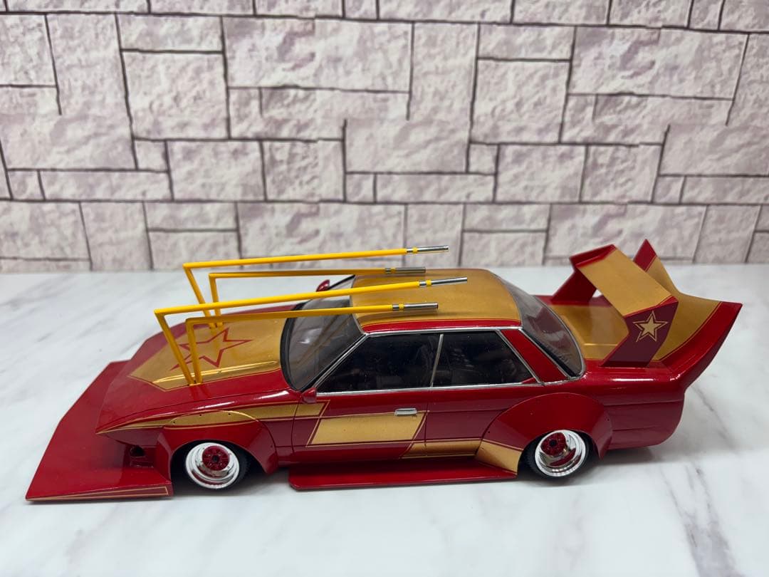 1/24 71マークii 完成品　街道レーサー　チバラギ仕様　旧車　グラチャン