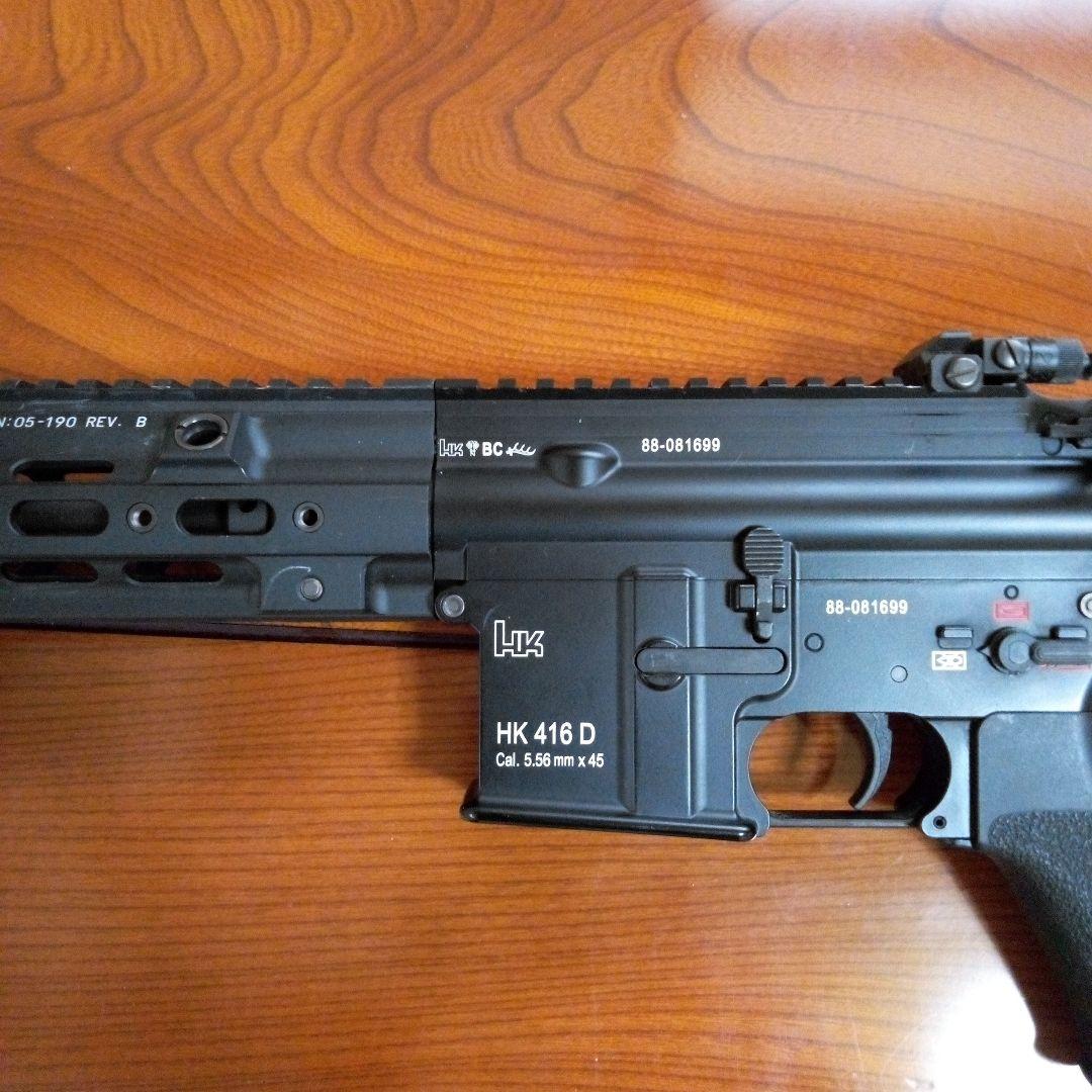 東京マルイ次世代電 Hk416デルタカスタムブラック、 本体、付属品、ほぼ新品