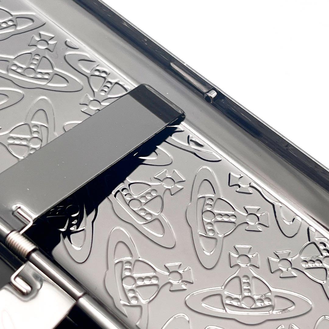 【未使用級】Vivienne Westwood シガレットケース メタルブラック