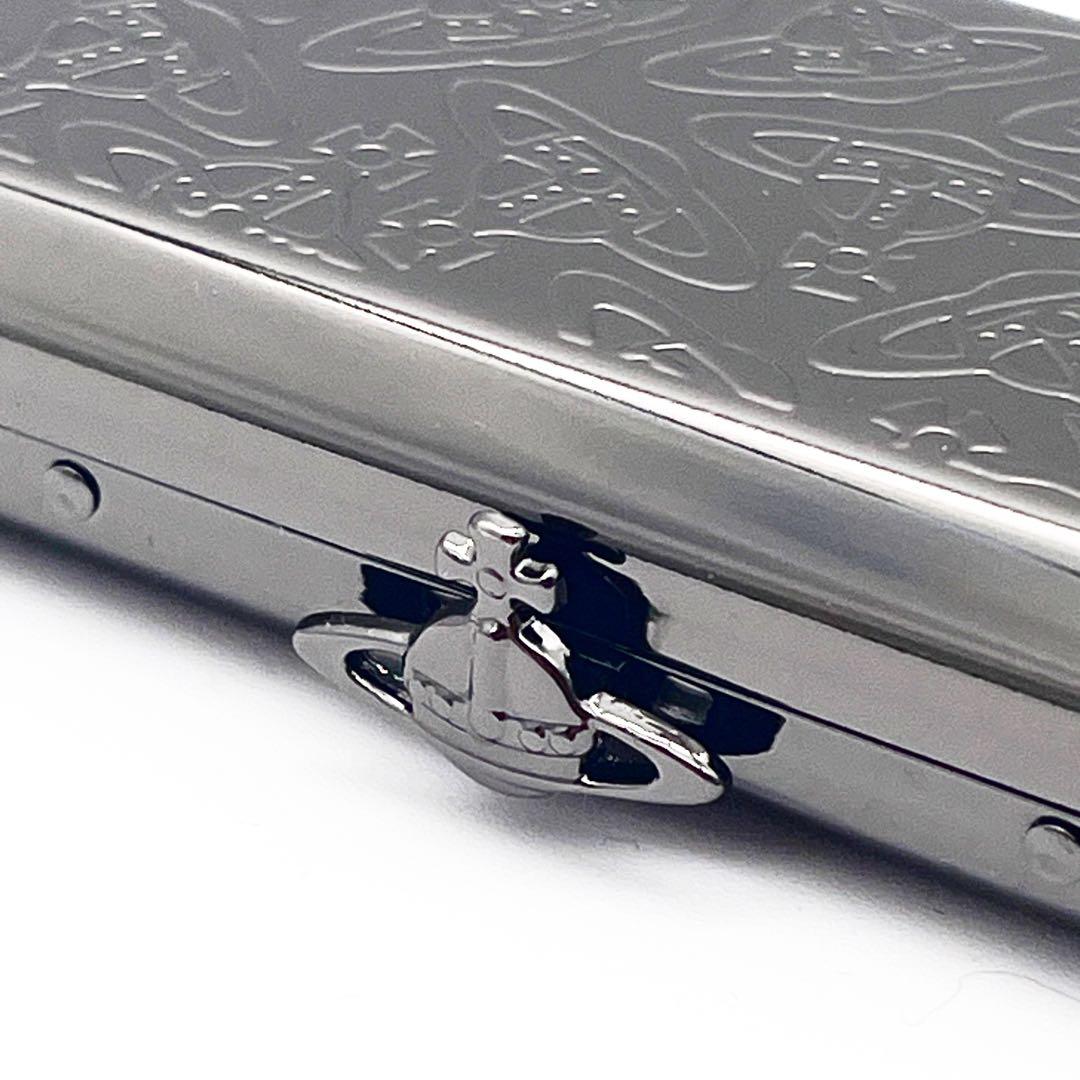 【未使用級】Vivienne Westwood シガレットケース メタルブラック