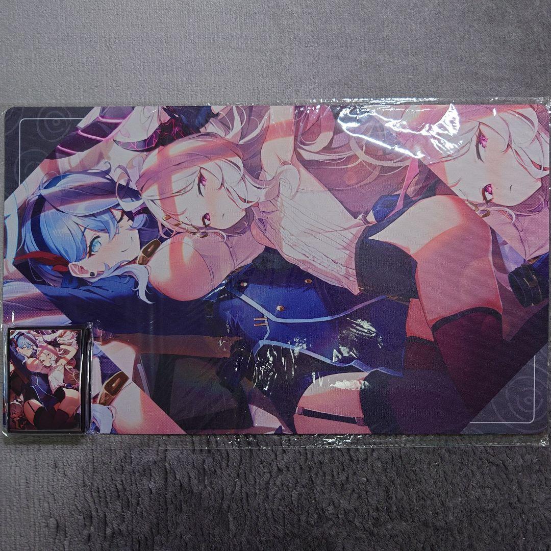 α1 ブルーアーカイブ くっつく二人 空崎ヒナ&天雨アコ スリーブ&プレイマット