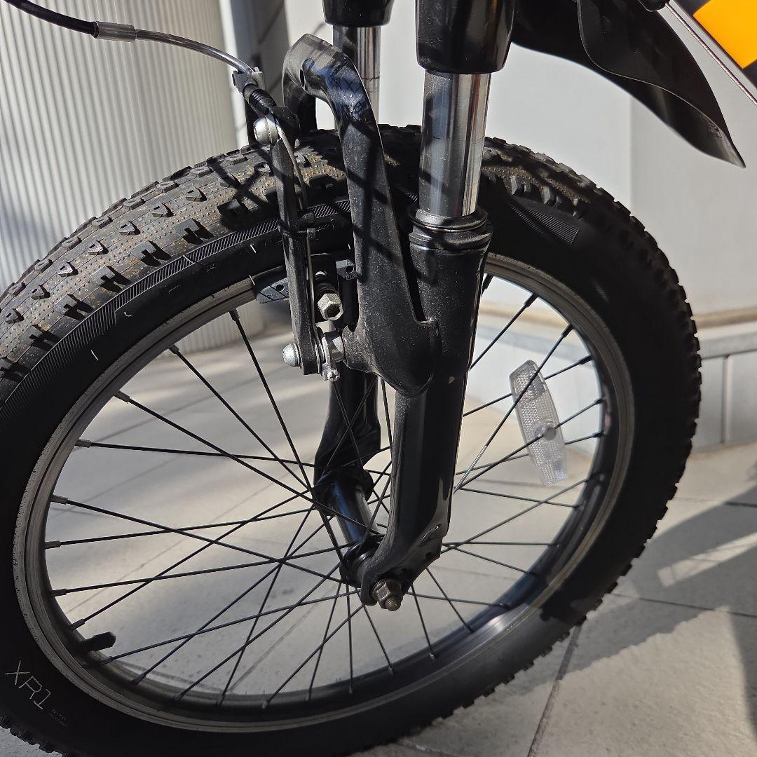 Trek キッズ自転車 20インチ ブラック/オレンジ　(東京都中央区引取のみ)