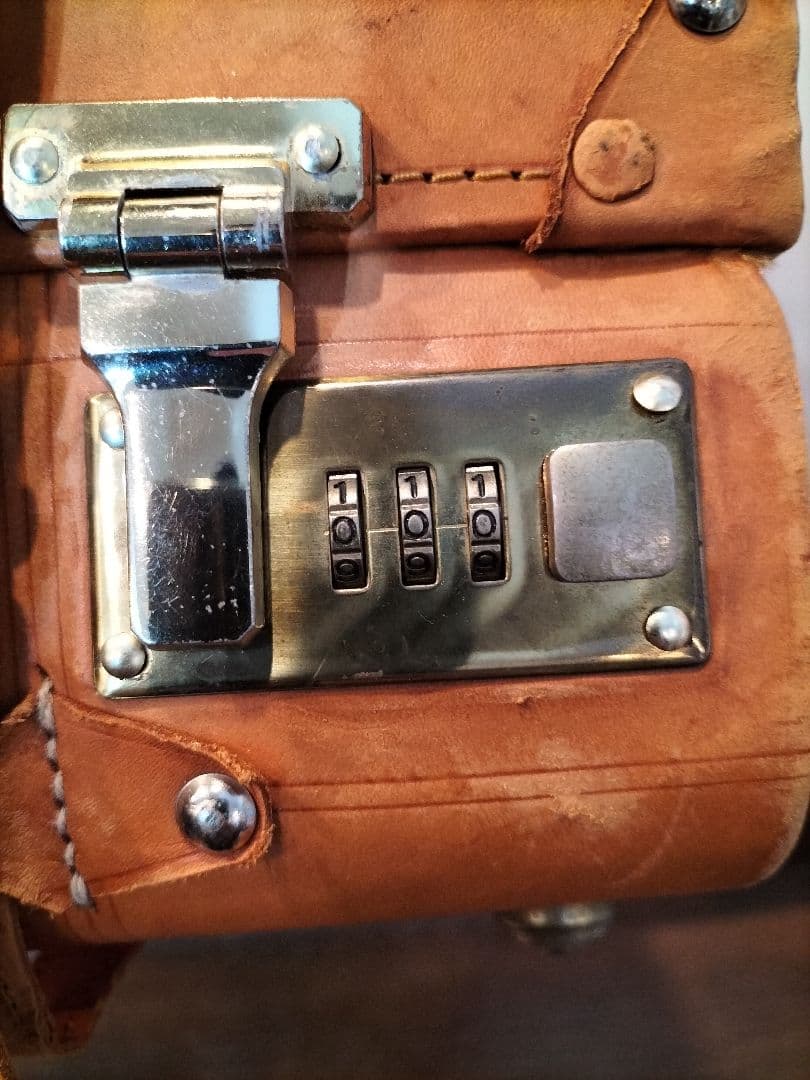 本革　レザー トランクケース 旅行カバン amie