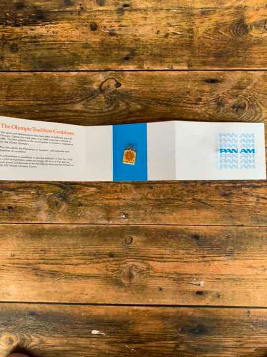 パンナム　1984年オリンピック　バッチ　ビンテージ　レア