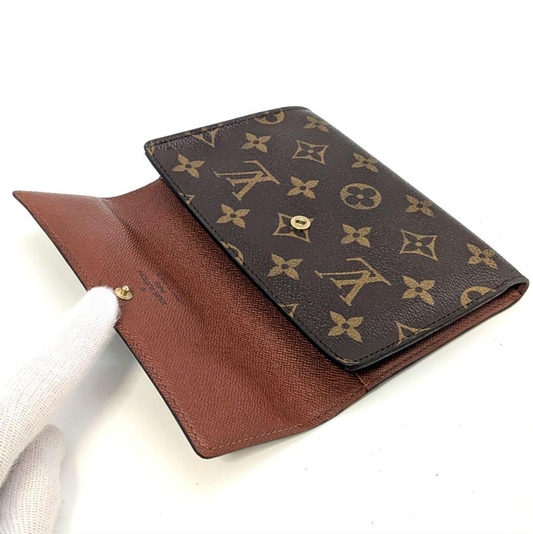 ルイヴィトン モノグラム エテュイ パピエ 三つ折り財布 B47