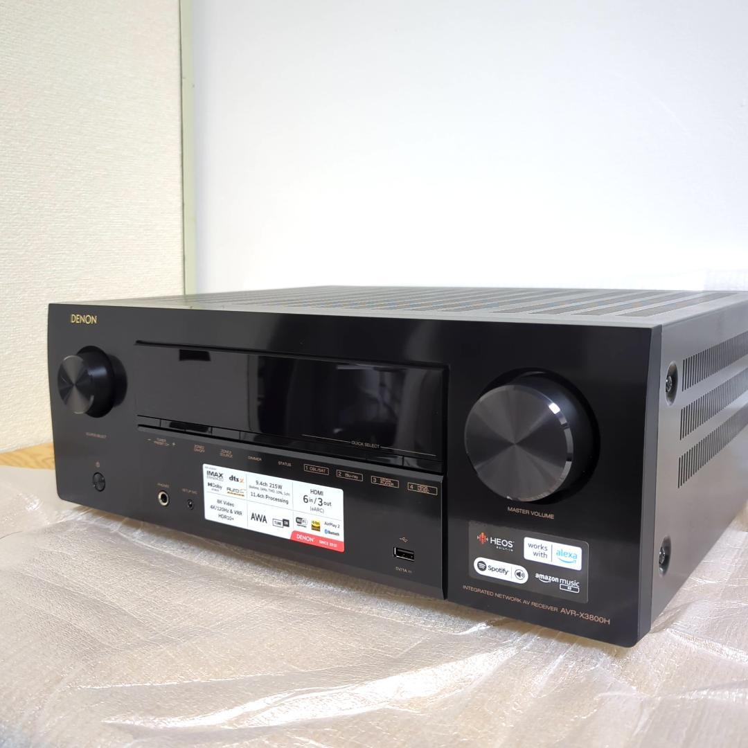 DENON AVR-X3800H AVアンプ 完動美品 メーカー完全修理済み